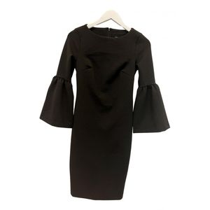 NWT A Pea In A Pod black bell sleeve dress